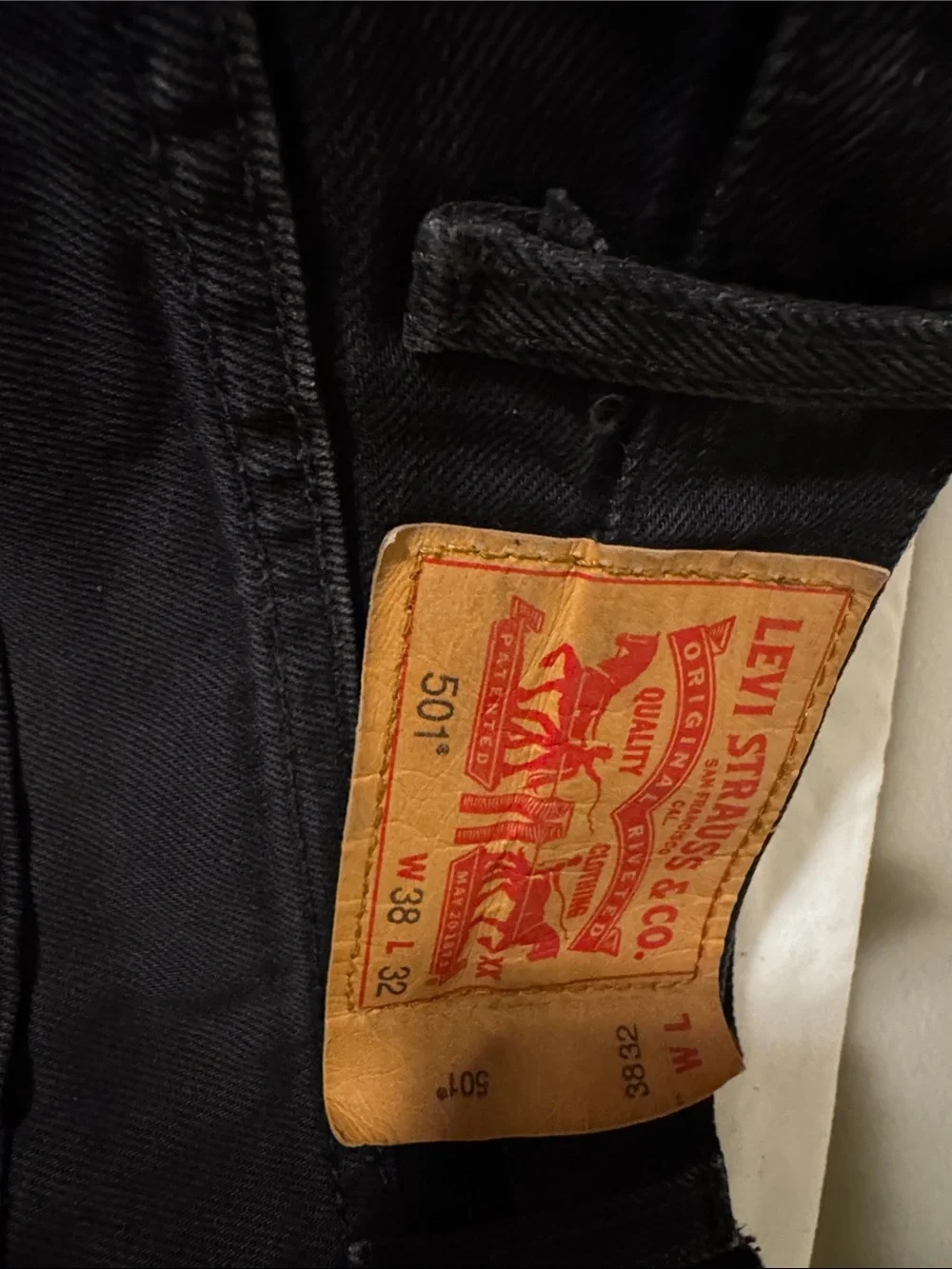Levi's Black Men's 501 Jeans
